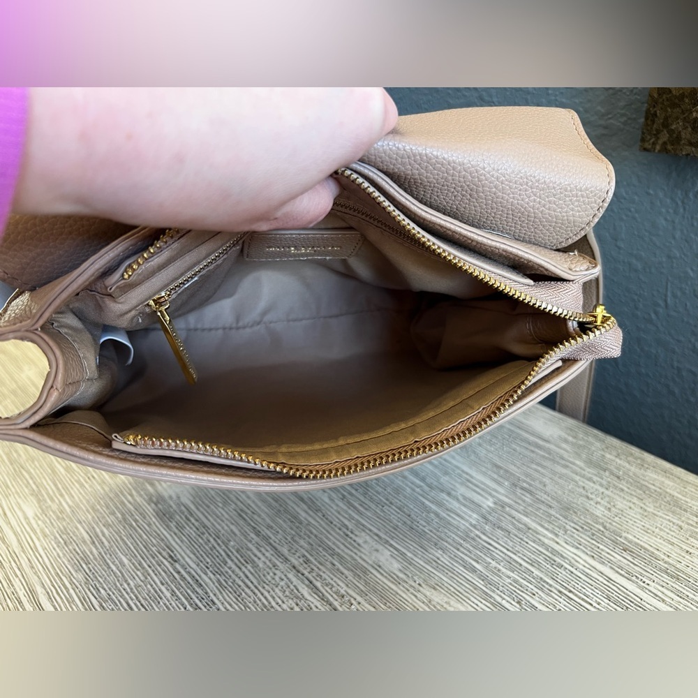 Katie Loxton London Mila Multi Way Crossbody & Backpack in Taupe Vegan Leather - Picture 10 of 15